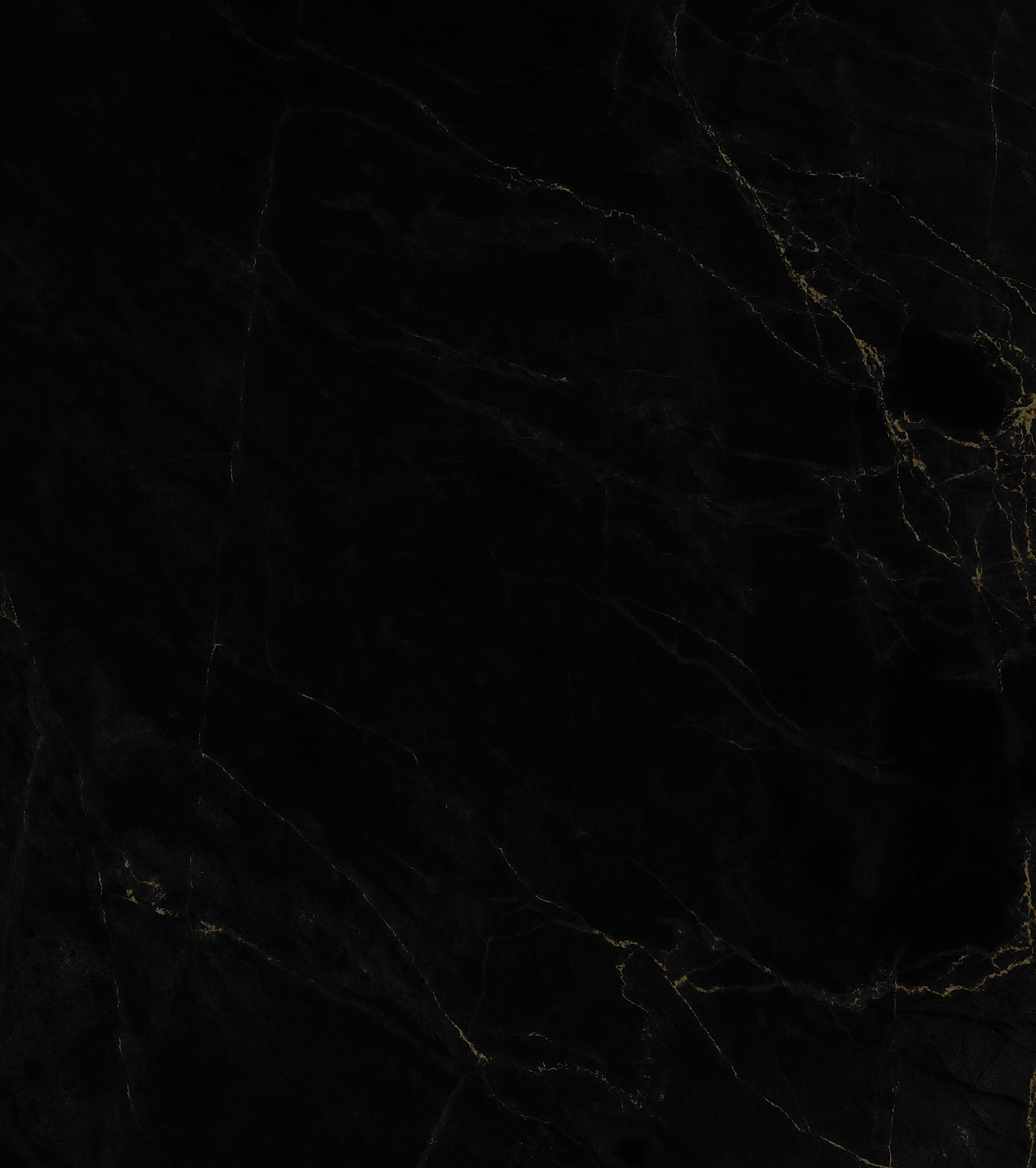 Black marble texture with gold veining.